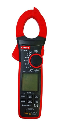 Pinza Amperimétrica Digital 1000a Ut207b Uni-t