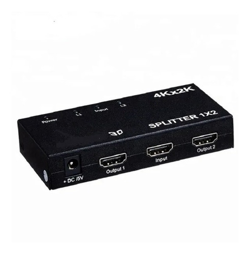 Splitter Hdtv 1x2 Duplica Pantalla 3d Full Hd 2k 4k Uhd 