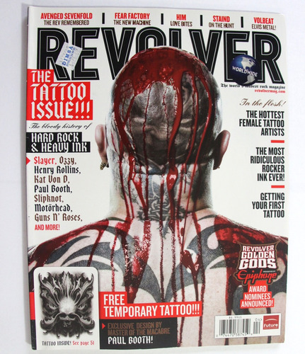 Gusanobass Revista Revolver Slayer Free Tattoo Foo Fighter