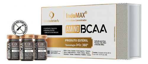 Indumax Amino Bcaa Hidratação Cosmobeauty Momento De Aplicação Dia/noite Tipo De Pele Todo Tipo De Pele