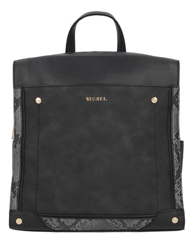 Mochila Secret Melrose Fw24 Negro L