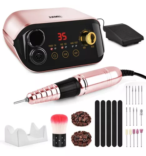 Comercializadora Gamartell - Esmeril Drill Torno de uñas Profesional  PULIDOR PROFESIONAL DE UÑAS ( 35000 Revoluciones Por Minuto) Excelente  pulidor eléctrico para manicure y pedicure, ideal para moldeado, pulido y  decoracion de