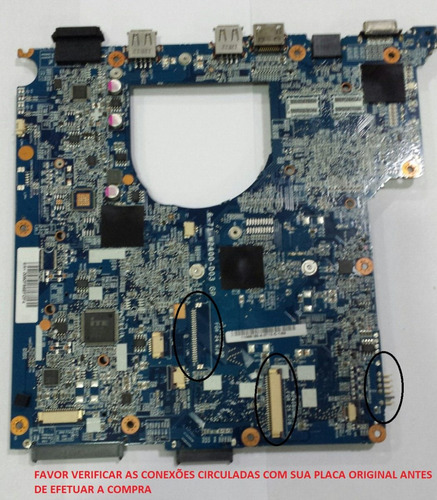 Placa Mae Nova Positivo Sim+ 2000 6-71-w2400-d03 Gp