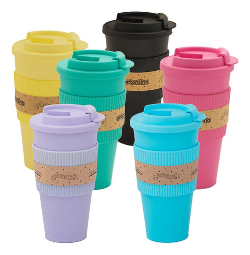 Imagen 1 de 10 de Pack 12 Vaso Térmico Jarro Taza Faja Silicona Frio Calor