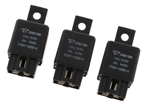 2 X 2-3pack 3pcs Zt607 Dc12v 30a 4pin Heavy Duty 2 Piezas