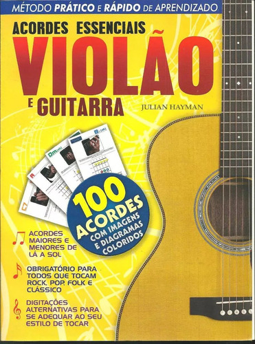 Livro - Acordes Essenciais Violão E Guitarra