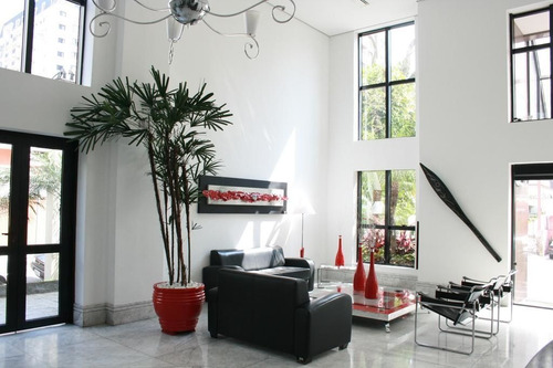 Imagem 13 de 15 de Flat Estilo Residencie Em Moema, Prox A Av. Ibirapuera, Acesso Ao Metrô, Shopping E Ao Pq Ibirapuera - Sf32329
