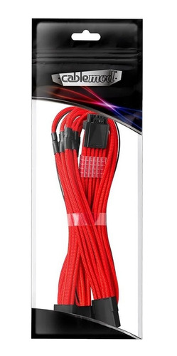 Extensión Pcie Cablemod Pro Modmesh 12vhpwr Rojo 16pin A 8