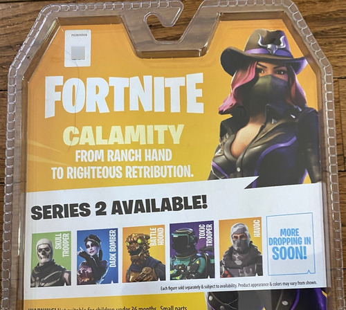 Lote 3 Figuras Fortnite - Calamity, Dark Bomber Y Toxic Troo (Usado)