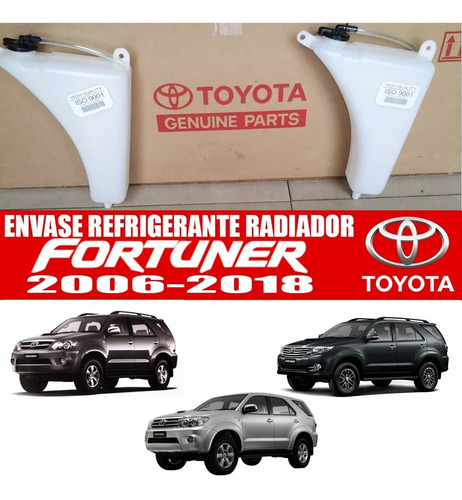 Envase Refrigerante Fortuner 2006 2007 2008 2009 2010 2011