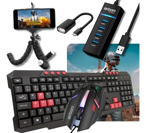 COMBO GAMER MYMAX TECLADO + MOUSE 3200DPI + HEADSET +