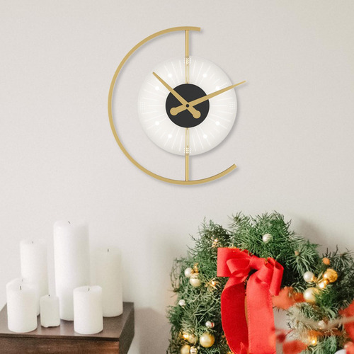 Lámpara De Pared Con Reloj Nórdico, Luz Cálida, Luz De
