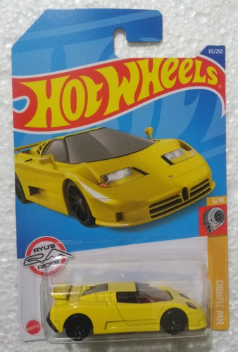 Hot Wheels 94 Bugatti Eb110 Ss Hw Turbo Amarillo