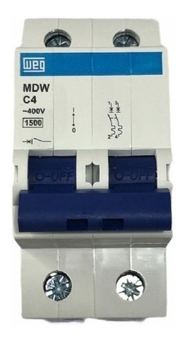 Mini-interruptor Termomagnetico 2polos - 4a Mdw-c4-2