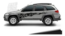 Comprar Calco Fiat Palio Adventure Tattoo Flame Tunning Tuning