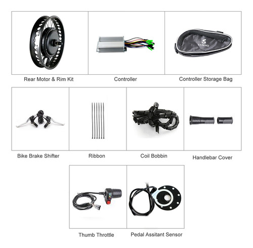 Nuevo Kit De Conversión Trasera Y Llanta For Bicicleta