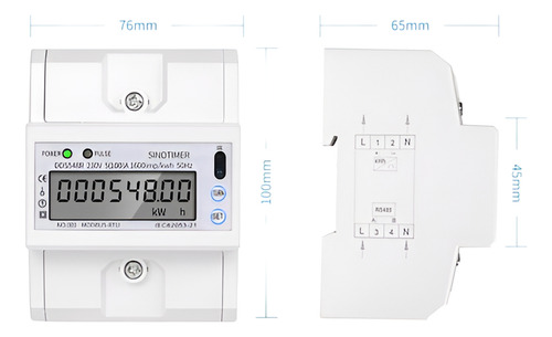 Medidor De Energia Monofasico Dds548r.