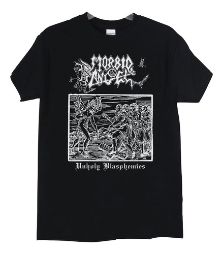 Polera Morbid Angel Unholy Blasphemies Metal Abominatron