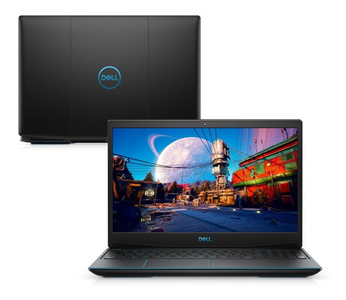 Notebook Gamer Dell G3 Core I5 8gb 256gb Ssd Nvidia Linux Cor Preto