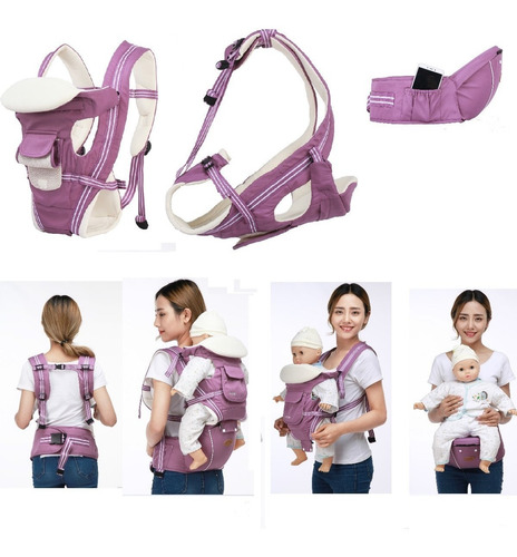 Hermoso Practico Canguro Ergonómico Bebé Multifuncional