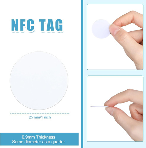 Nfc 215 Tarjetas Ntag215 Nfc Tarjetas Redondas Nfc 215 ...