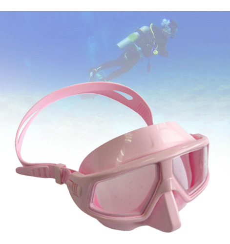 Máscara De Buceo Máscara De Snorkel Panorámica Rosado