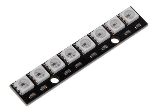 Tecneu 20 Piezas de Tira 8 Led Rgb 5050 4-6.5v Dc Ws2812