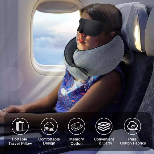 Almohada Cervical De Viaje, Reposacabezas Se Airplane