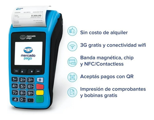 Imagen 3 de 8 de Mercado Pago Point Plus - Lector De Tarjetas Primum