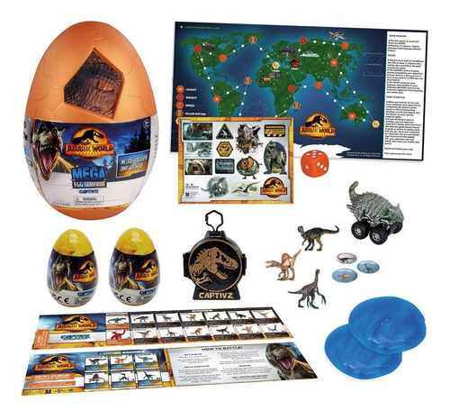 Mega Huevo Sorpresa Jurassic World Dominion