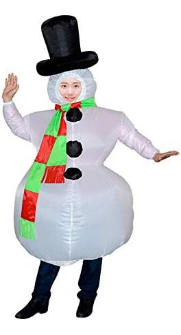 Disfraz De Muñeco De Nieve Inflable Arokibui, Disfraces Dive