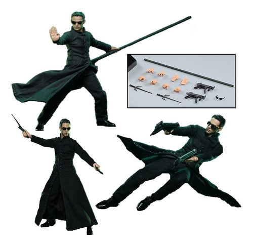 Action Figure Matrix Neo Boneco Wick Matrix Keanu Reeves