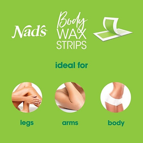 Nad's Bandas Depilatorias Femeninas Corporales. 24 Unidades