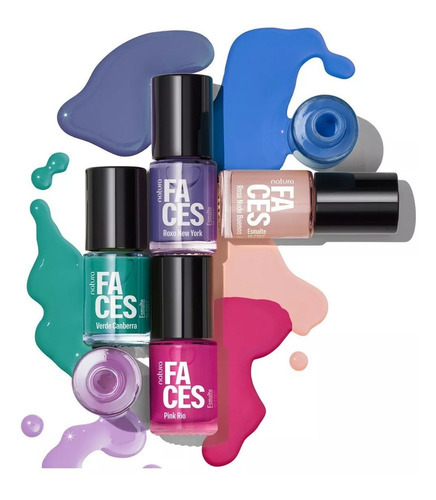 Faces Esmalte Vegano 10free Natura 6ml Color Verde Camberra
