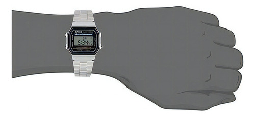 Reloj Casio Digital A168wa-1retro Vintage Retro Iluminator