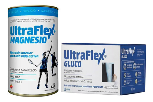 Ultraflex Glucosamina 15 U + Ultraflex Magnesio 420 G