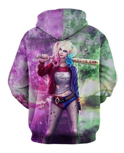 Sudadera Estampada Creative Harley Quinn Cute Suicide Squad