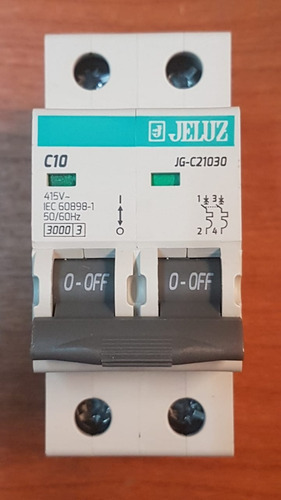 Llave Termica Jeluz Bipolar - 10a / 16a / 20a / 25a / 32a