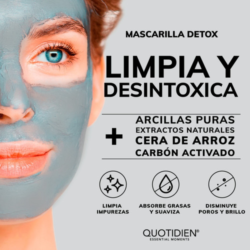Imagen 6 de 7 de 1 Serum Vitamina C + 1 Mascarilla Detox - Cuidado Facial
