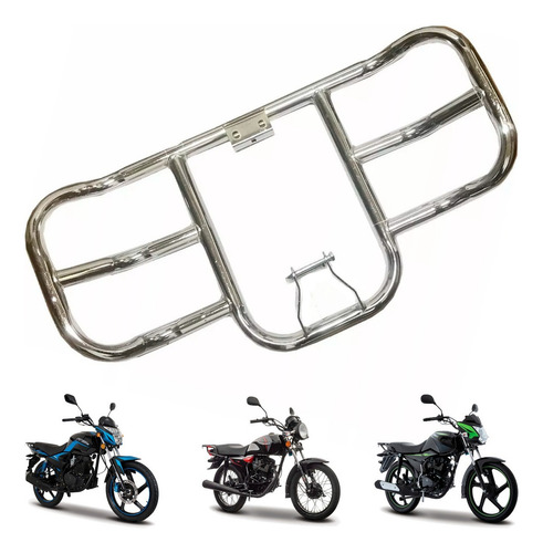 Parachoques Cromada Moto Ft180 Ft125 Ft150