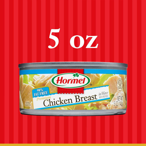 Pechuga De Pollo En Trozos Enlatados Prémium En Agua, 5 Oz (