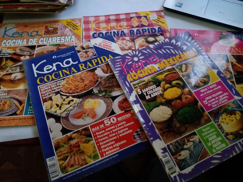 Lote De 5 Recetarios Kena Cocina Mexicana Cuaresma Y Más