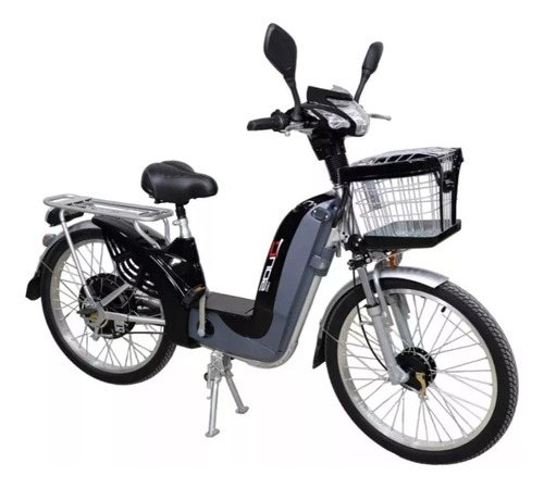 Bicicleta Elétrica Duos Bike E-maxx 350w 48v 12ah Preto