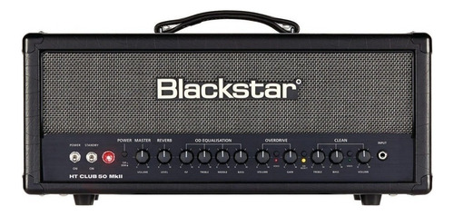 Cabezal Blackstar Ht Club 50 Mkii 50w Valvular 2 Canales Rev Color Gris Oscuro