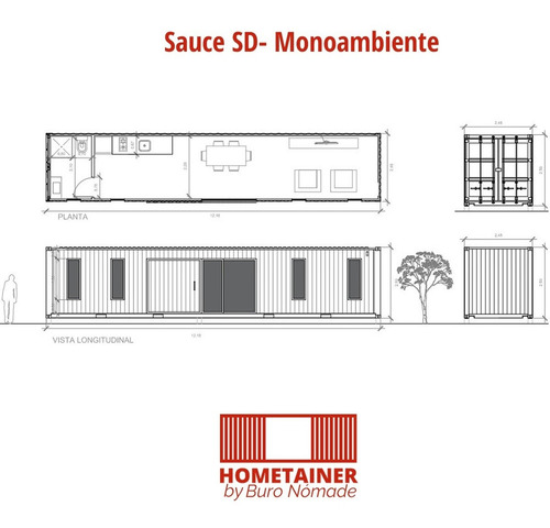 Imagen 2 de 10 de Casas Container Lista Para Vivir Hometainer