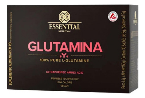 Glutamina (30 Sachês De 5g) - Essential Nutrition