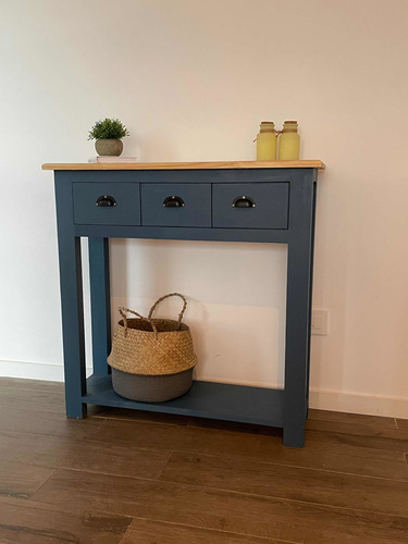 Mesa De Arrime Recibidor Consola En Madera