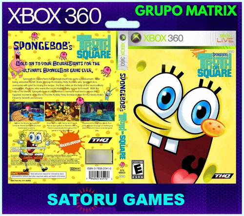 Bob Esponja Truth Or Squares Xbox 360 original (digital media)