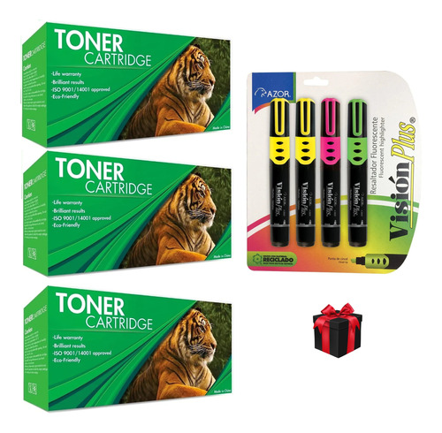 Pack 3 Toner Generico Cf248a C/chip Mfp M15w M28w +obsequio