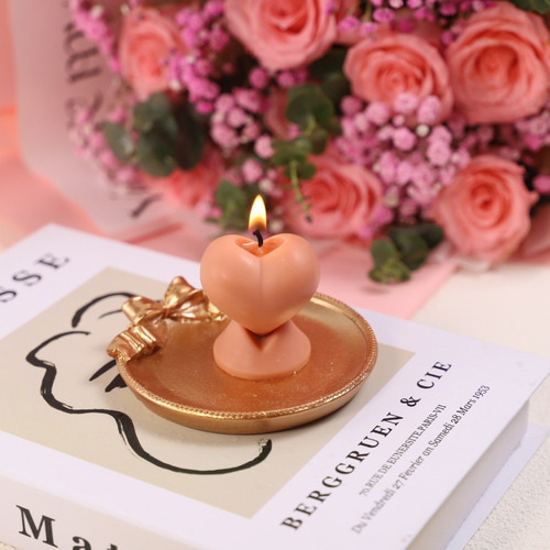 (w) Moldes Para Velas En Forma De Corazón, Moldes De Silicon